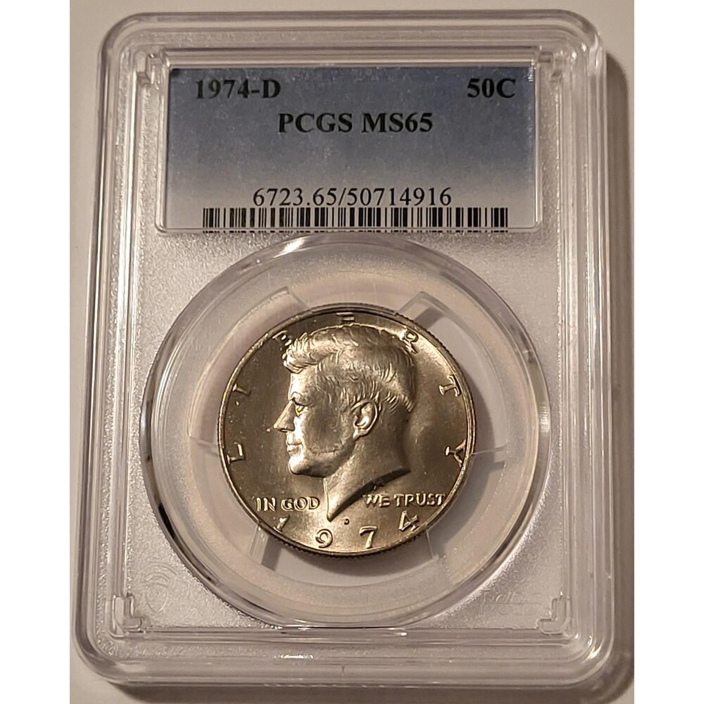 1974 D Kennedy Half Dollar MS65 PCGS
